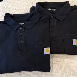 Carhartt Dark black work Polo Shirts